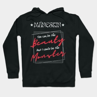 Maneskin Merch (I Wanna Be Your Slave Lyrics) Hoodie